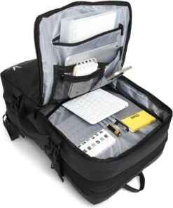 HEANVER Travel Elite - Reistas Handbagage - Weekendtas - 17inch Laptop Rugzak - Backpack Waterafstotend - 30L / 60 Liter Tas - Zwart / Antraciet 19 HEANVER Travel Elite - Reistas Handbagage - Weekendtas - 17inch Laptop Rugzak - Backpack Waterafstotend - 30L / 60 Liter Tas - Zwart / Antraciet -Bagage Kortingen Winkel 1002x1200 2