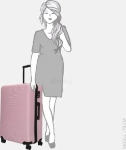 Enrico Benetti Koffer / Trolley / Reiskoffer - 75 X 46 X 25 Cm - 93 Liter - ABS - Maat L - Louisville - Roze 14 Enrico Benetti Koffer / Trolley / Reiskoffer - 75 X 46 X 25 Cm - 93 Liter - ABS - Maat L - Louisville - Roze -Bagage Kortingen Winkel 1005x1200 3