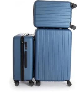 AttitudeZ Azur Reiskoffer Medium Blauw 67cm - TSA-slot -Bagage Kortingen Winkel 1005x1200 4