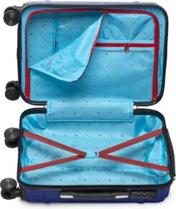 Tesla PC - Handbagage Koffer - 55x35x20 Cm - 4 Wielen - Blauw -Bagage Kortingen Winkel 1013x1200 3