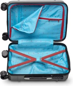 Tesla PC - Handbagage Koffer - 55x35x20 Cm - 4 Wielen - Grijs -Bagage Kortingen Winkel 1020x1200 1