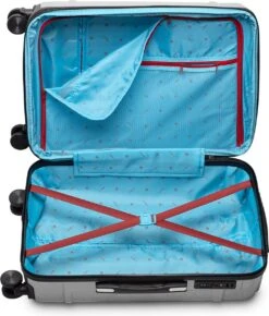 Tesla PC - Reiskoffer - 65 Cm - 4 Wielen - Zilver -Bagage Kortingen Winkel 1021x1200 1