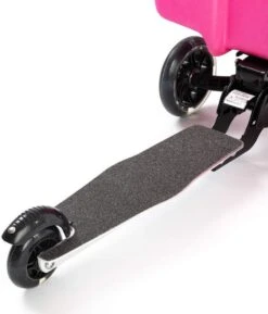 Handbagage Kinderen | Tas Meisje | Roze Uil | Koffer Handbagage | Kinder Koffer Meisjes | Step Meisje | Trolley Kinderen - 50 Kilo - 5 Tot 9 Jaar | Bouncy Box 40x20x25 Cm Incl. Nekkussen Vliegtuig -Bagage Kortingen Winkel 1027x1200