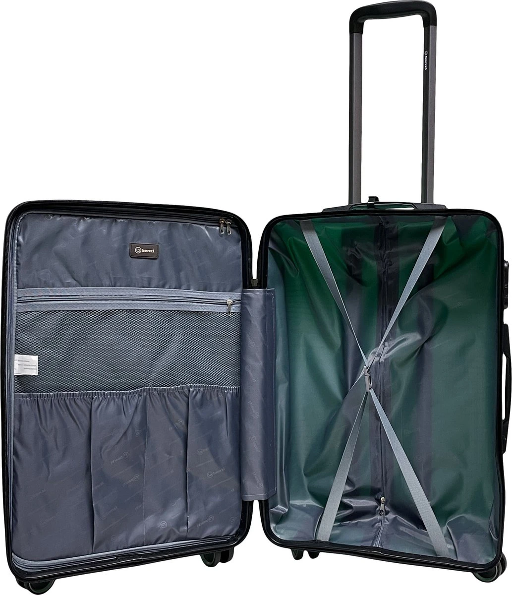 Benzi Barco Middelgrote Koffer - 65 Cm - 65 Liter - Geel 7 Benzi Barco Middelgrote Koffer - 65 Cm - 65 Liter - Geel - Afbeelding 5