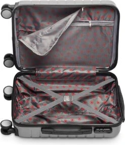 Swiss Alpine 2.0 - Handbagage Koffer - 55x35x20 Cm - 4 Wielen - Zilver -Bagage Kortingen Winkel 1037x1200 1