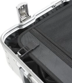 Aluminium Handbagage Koffer Mozzel Darrow - Reiskoffer Met Wielen - 51cm - Harde Koffer - Zilver -Bagage Kortingen Winkel 1045x1200 1