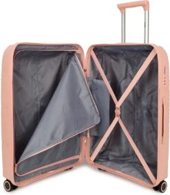 Decent EXPLORER PP Handbagage Trolley 55 Cm - 38 Liter - Pink -Bagage Kortingen Winkel 1048x1200