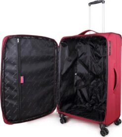 Decent D-Upright Large Koffer - 76 Cm Expandable - TSA Slot - Bordeaux Rood -Bagage Kortingen Winkel 1067x1200 1