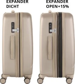 CarryOn Skyhopper Reiskoffer – 68.5cm TSA Trolley Met Expander En OKOBAN - Champagne -Bagage Kortingen Winkel 1068x1200 1