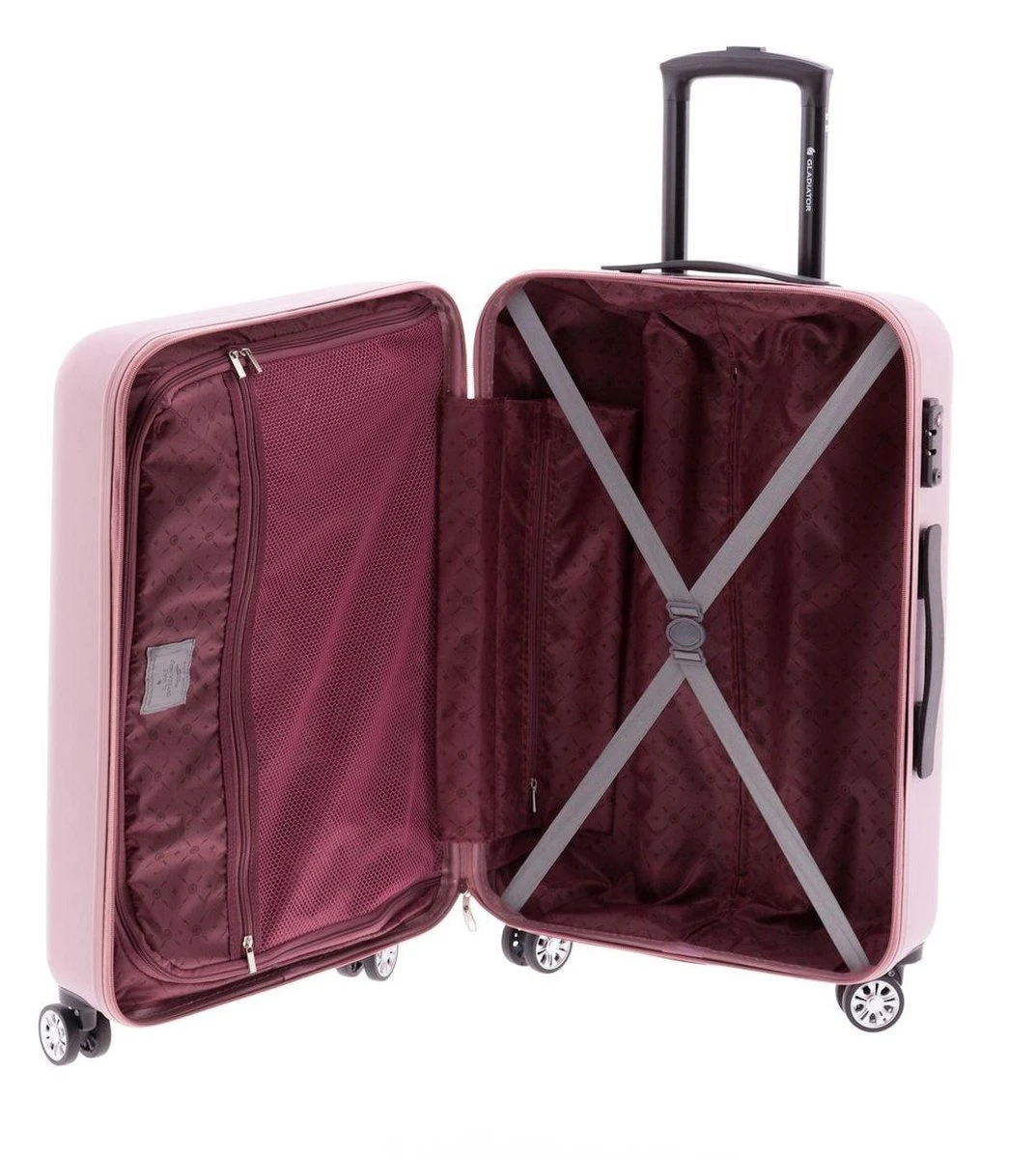 Gladiator Beetle M Spinner 68 - TSA Slot - Roze 6 Gladiator Beetle M Spinner 68 - TSA Slot - Roze - Afbeelding 4