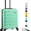 CabinMax Koffer - Handbagage 40L - Harde Reiskoffer - 55x40x20cm - Mint Groen -Bagage Kortingen Winkel 1079x1200 3