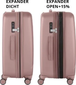 CarryOn Skyhopper Reiskoffer - 68.5cm TSA Trolley Met Expander En OKOBAN - Roze 13 CarryOn Skyhopper Reiskoffer - 68.5cm TSA Trolley Met Expander En OKOBAN - Roze -Bagage Kortingen Winkel 1079x1200 4