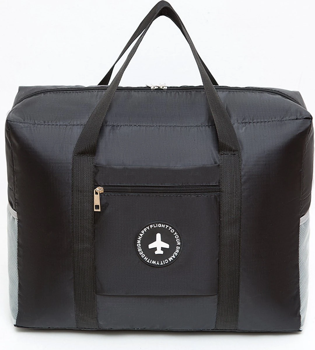 Merkloos Duurzame Reistas Voor Weekendjes Weg - Waterdicht - Met Handige Insteekvakken - Zwart 4 Merkloos Duurzame Reistas Voor Weekendjes Weg - Waterdicht - Met Handige Insteekvakken - Zwart - Afbeelding 2