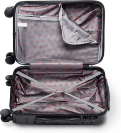 Swiss Alpine 2.0 - Handbagage Koffer - 55x35x20 Cm - 4 Wielen - Zwart -Bagage Kortingen Winkel 1089x1200