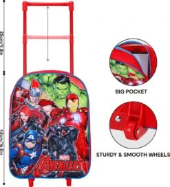 Marvel THE AVENGERS Trolley Koffertje Vakantie Logeren Tripjes -Bagage Kortingen Winkel 1089x1200 4