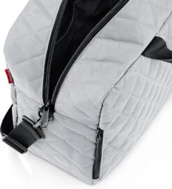 Reisenthel Dufflebag M Reistas - 38L - Rhombus Licht Grijs -Bagage Kortingen Winkel 1091x1200 1