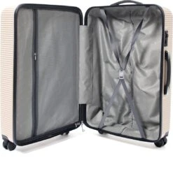 AttitudeZ Air-Z Reiskoffer Large Champagne 76cm - TSA-slot -Bagage Kortingen Winkel 1103x1200