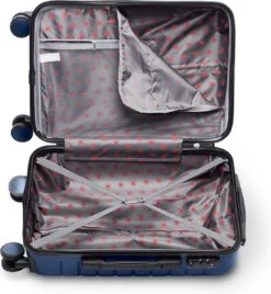 Swiss Alpine 2.0 - Handbagage Koffer - 55x35x20 Cm - 4 Wielen - Blauw -Bagage Kortingen Winkel 1105x1200