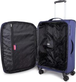 Decent D-Upright Medium Koffer - 66 Cm Expandable - TSA Slot - Donkerblauw -Bagage Kortingen Winkel 1105x1200 3