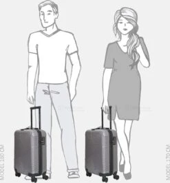 Enrico Benetti Louisville 39040 Handbagage Koffer 52 Cm - Grijs -Bagage Kortingen Winkel 1115x1200