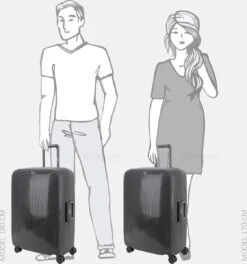 Decent Koffer / Trolley / Reiskoffer - 68 X 47.5 X 28 Cm - 80 Liter - Axiss-Fix - Zwart -Bagage Kortingen Winkel 1121x1200 3