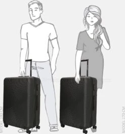 Enrico Benetti Koffer / Trolley / Reiskoffer - 75 X 46 X 25 Cm - 93 Liter - ABS - Maat L - Louisville - Zwart -Bagage Kortingen Winkel 1122x1200 1