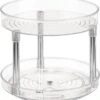 Lazy Susan Draaiplateau Met Verdieping, 23 X 23 X 24, Kunststof, Transparant - IDesign | Linus -Bagage Kortingen Winkel 1125x1200 2
