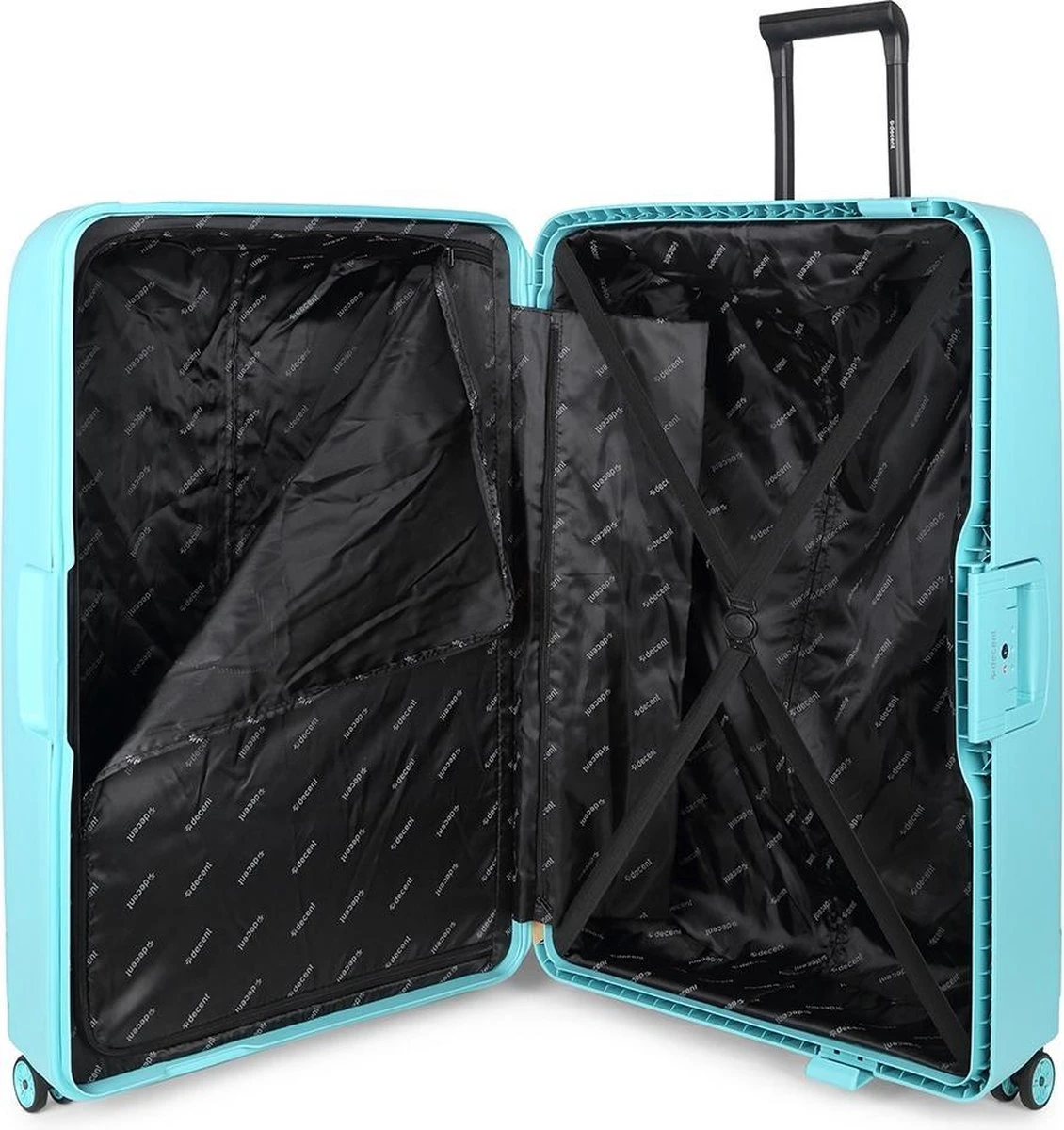 Decent Transit Large Koffer - 82 Cm - Lichtblauw 8 Decent Transit Large Koffer - 82 Cm - Lichtblauw - Afbeelding 6