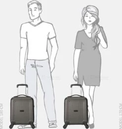 Decent Handbagage Koffer / Trolley / Reiskoffer - 42 Cm - 24 Liter - ABS - Maxi Air - Grijs -Bagage Kortingen Winkel 1132x1200 4