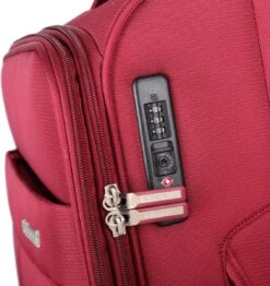 Decent D-Upright Handbagage Koffer - 55 Cm - TSA Slot - Bordeaux Rood -Bagage Kortingen Winkel 1132x1200 5