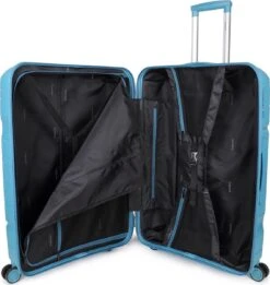 Decent ONE-CITY Large Koffer - 76 Cm - TSA Slot - Petrol -Bagage Kortingen Winkel 1137x1200 1