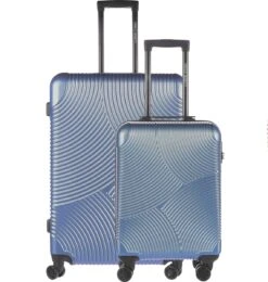 Enrico Benetti Louisville Kofferset Tweedelig - 39040-02 - Jeansblauw