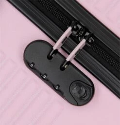 Enrico Benetti Louisville 39040 Handbagage Koffer Hardcase ABS - Roze -Bagage Kortingen Winkel 1156x1200 2