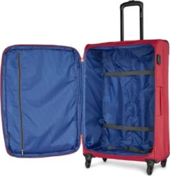 Carlton Cooper Spinner Case 66 Cm - Red -Bagage Kortingen Winkel 1160x1200 3