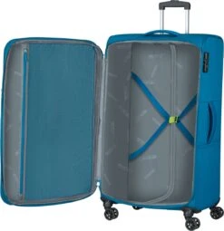 American Tourister Reiskoffer - Hyperspeed Spinner 80/30 Tsa Uitbreidbaar Deep Teal -Bagage Kortingen Winkel 1161x1200 3