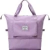 Merkloos Opvouwbare Handbagage Reistas – Opvouwbaar Tot 28 X 18 Cm – Paars -Bagage Kortingen Winkel 1161x1200 4