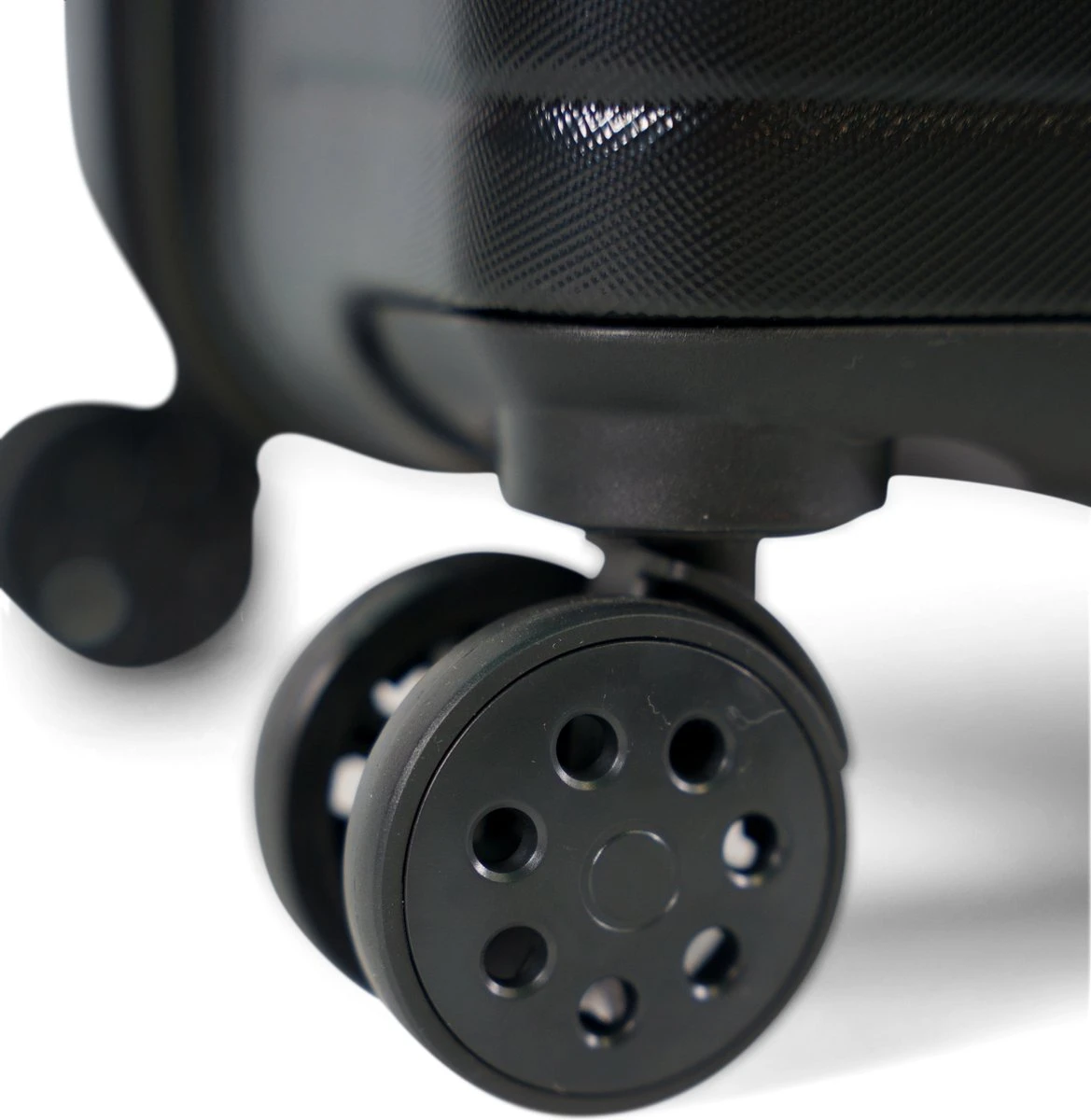 ©TROLLEYZ - Amsterdam No.9 - Reiskoffer 78cm Met TSA Slot - Dubbele Wielen - 360° Spinners - 100% ABS - Reiskoffer In Night Black 8 ©TROLLEYZ - Amsterdam No.9 - Reiskoffer 78cm Met TSA Slot - Dubbele Wielen - 360° Spinners - 100% ABS - Reiskoffer In Night Black - Afbeelding 6