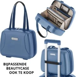 CarryOn Skyhopper Reiskoffer - 78cm TSA Trolley Met OKOBAN - Dubbele Wielen - Blauw -Bagage Kortingen Winkel 1180x1200 3