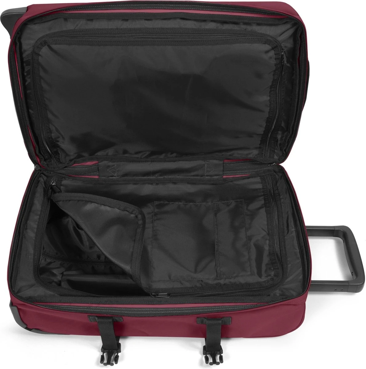Eastpak TRANVERZ S Reiskoffer, Handbagage (51 X 32.5 X 23 Cm) - Bushy Burgundy 5 Eastpak TRANVERZ S Reiskoffer, Handbagage (51 X 32.5 X 23 Cm) - Bushy Burgundy - Afbeelding 3