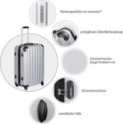 Monzana Hard Case Koffer Baseline XL Zwart 14 Monzana Hard Case Koffer Baseline XL Zwart -Bagage Kortingen Winkel 1193x1200 1