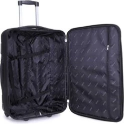 Decent Basic-Line Medium Trolley 63 Cm - Zwart -Bagage Kortingen Winkel 1198x1200 3