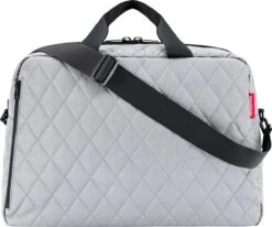 Reisenthel Dufflebag M Reistas - 38L - Rhombus Licht Grijs -Bagage Kortingen Winkel 1200x1001 1