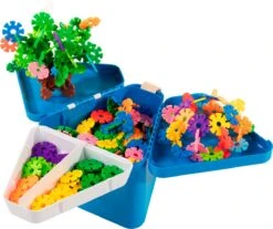 Trunki: TEEBEE Terrance Blauw - Kids Travel Toy Box, Bevat Een Leuk Activiteitenboekje, Kleurpotloden En Stickers, In Doos 15,5x18x18cm, 3+ -Bagage Kortingen Winkel 1200x1007