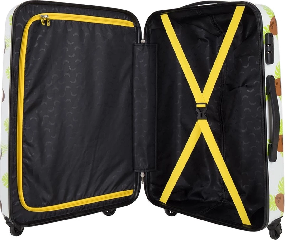 BHPPY - Crazy Coco - Reiskoffer (66 Cm) 7 BHPPY - Crazy Coco - Reiskoffer (66 Cm) - Afbeelding 5