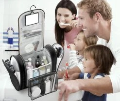 Grote Toilettas Met Spiegel, Haak + Binnenvakken + Zijvakken, Waterbestendig, Trip Vakantie Handbagage Mannen Vrouwen | Travel Organizer Kit 10 Grote Toilettas Met Spiegel, Haak + Binnenvakken + Zijvakken, Waterbestendig, Trip Vakantie Handbagage Mannen Vrouwen | Travel Organizer Kit -Bagage Kortingen Winkel 1200x1017 2