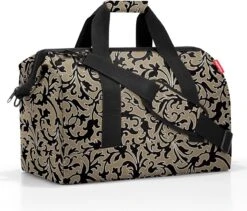 Reisenthel Allrounder L Reistas Sporttas - 30L - Baroque Marble Zwart -Bagage Kortingen Winkel 1200x1023 1