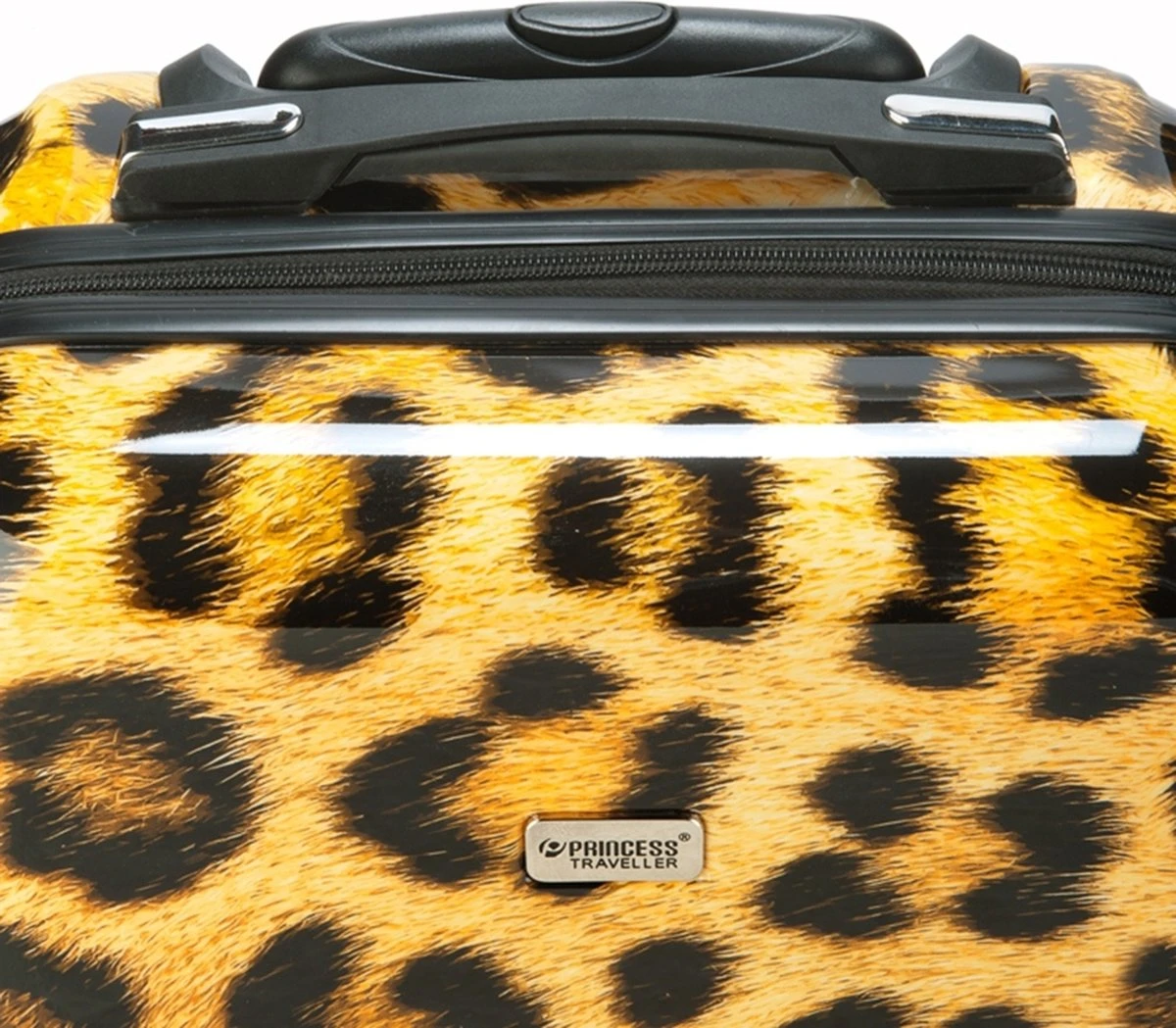 Princess Traveller Animal Print - Reiskoffer – Leopard - Large - 76 Cm 7 Princess Traveller Animal Print - Reiskoffer – Leopard - Large - 76 Cm - Afbeelding 5