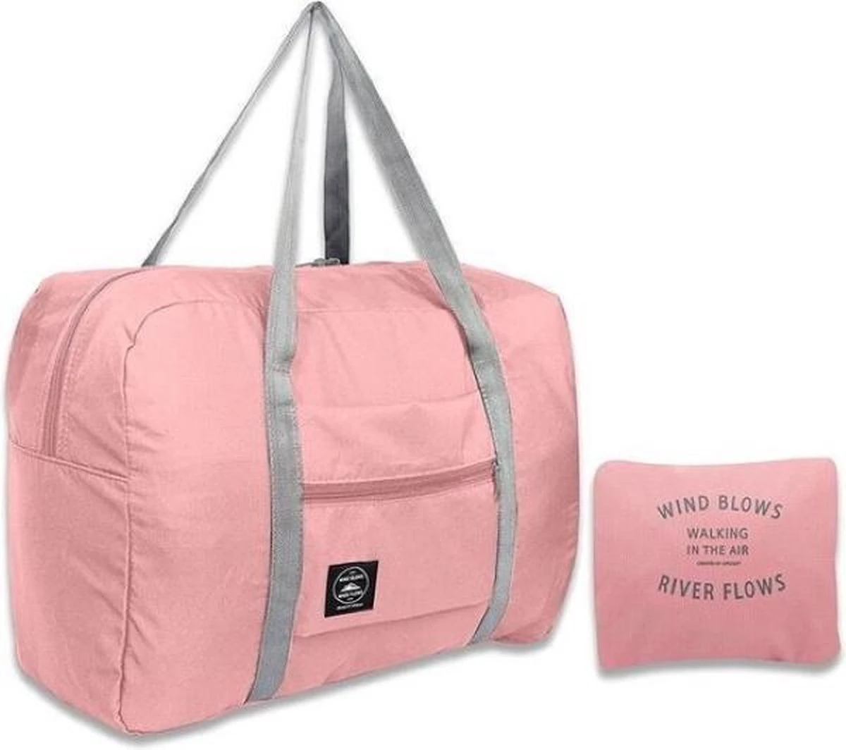 Merkloos Duffelbag - Reistas - Sporttas - Opvouwbare Reistas - Weekendtas - Strandtas - Roze 3 Merkloos Duffelbag - Reistas - Sporttas - Opvouwbare Reistas - Weekendtas - Strandtas - Roze