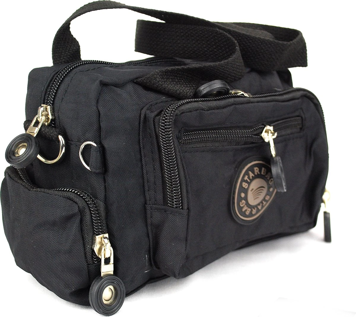 Starbag Reistas Crinkle-nylon Unisex Zwart - (014-6) - Kleine Tas - 4 Starbag Reistas Crinkle-nylon Unisex Zwart - (014-6) - Kleine Tas - - Afbeelding 2