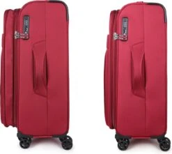 Decent D-Upright Large Koffer - 76 Cm Expandable - TSA Slot - Bordeaux Rood -Bagage Kortingen Winkel 1200x1074 3